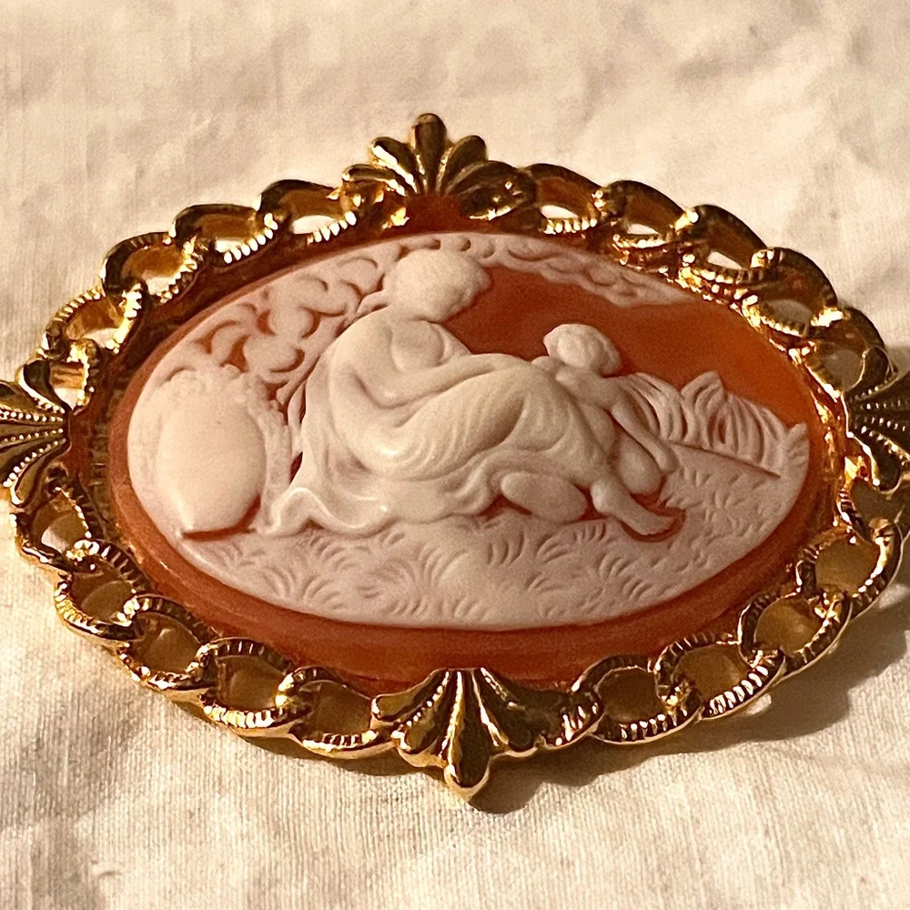 Vintage mother child